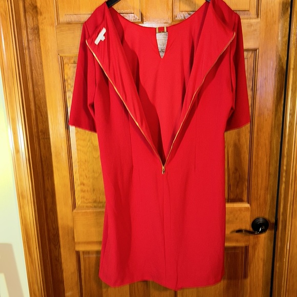 Sandra Darren Women’s Short Sleeve Red Dress Size 18W-EUC - Picture 5 of 6